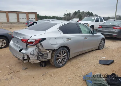 2018 Infiniti Q50 2.0T Pure z USA, uszkodzony, nr VIN JN1CV7ARXJM280298